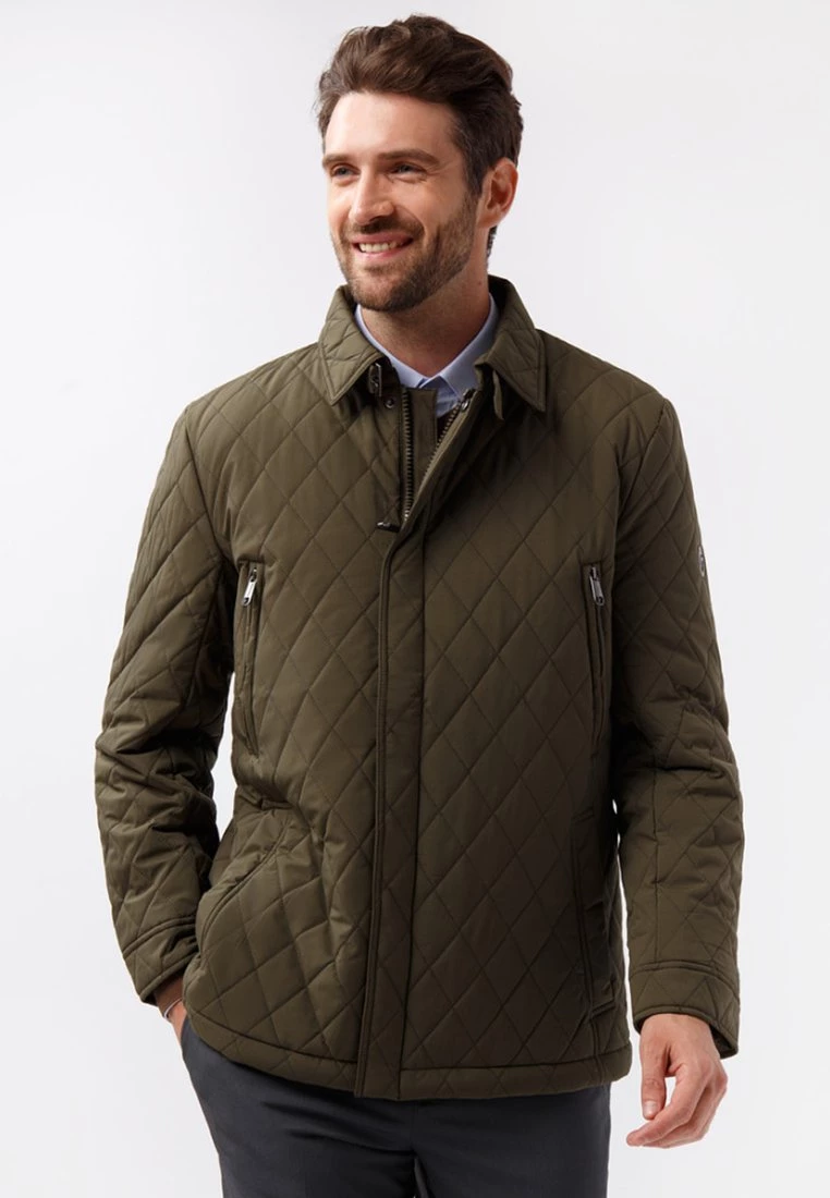 Finn Flare Herren MIT GERADEM SCHNITT - Übergangsjacke - Dark Green 7 Finn Flare Herren MIT GERADEM SCHNITT - Übergangsjacke - Dark Green – Bild 5