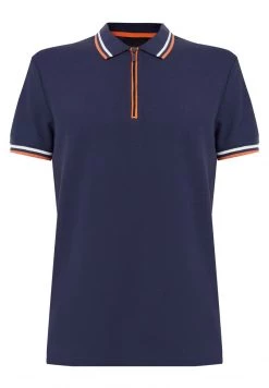 Finn Flare Herren Poloshirt - Dark Blue -Finn Flare Verkaufsladen ef2335a3301a46d9a97509f79e3b4c00