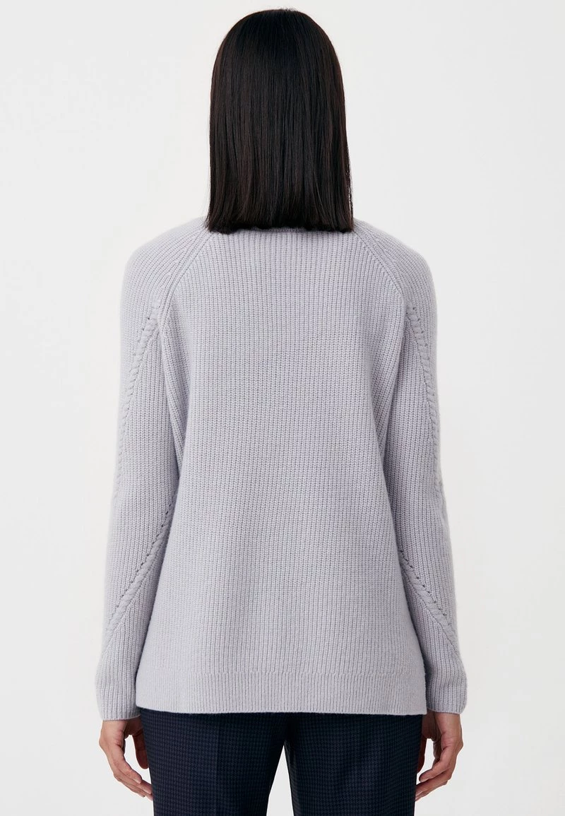 Finn Flare Damen LANGARM - Strickpullover - Light Grey 5 Finn Flare Damen LANGARM - Strickpullover - Light Grey – Bild 3