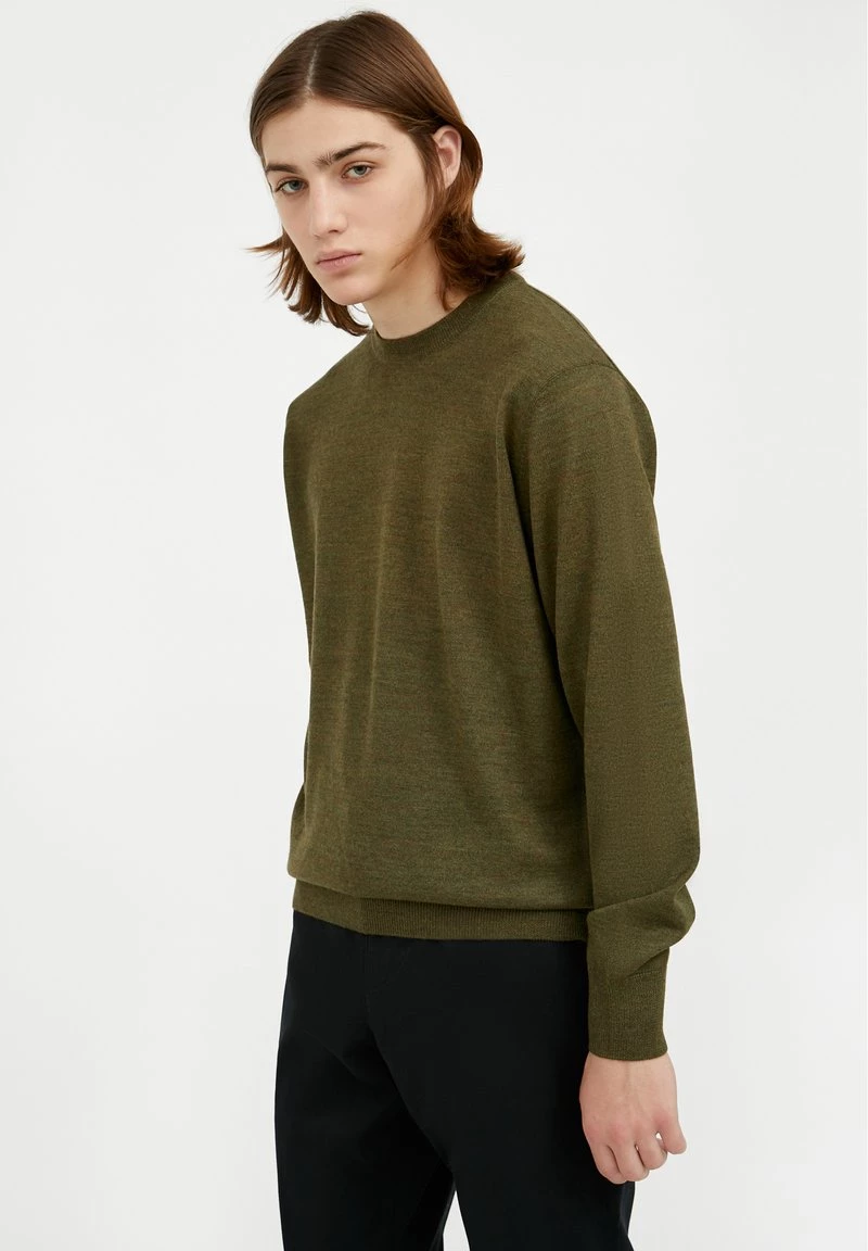 Finn Flare Herren Sweatshirt - Khaki 8 Finn Flare Herren Sweatshirt - Khaki – Bild 6