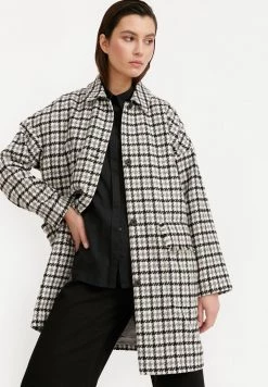 Finn Flare Damen Klassischer Mantel - Black