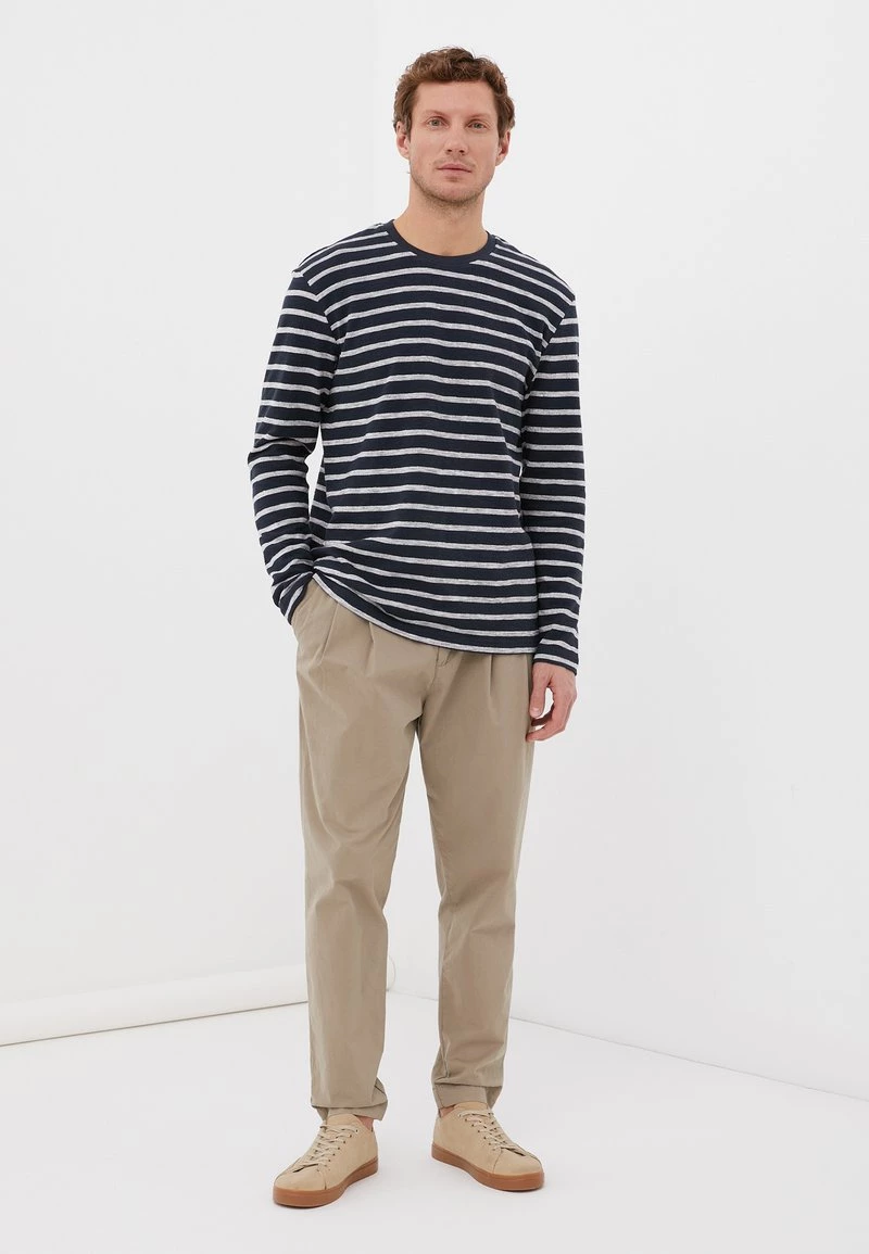 Finn Flare Herren Langarmshirt - Dark Blue 4 Finn Flare Herren Langarmshirt - Dark Blue – Bild 2