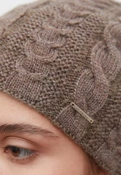 Finn Flare Damen Mütze - Light Brown -Finn Flare Verkaufsladen efa9207290d347128c3b92d55f44da27