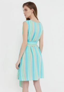 Finn Flare Damen Freizeitkleid - Turquois -Finn Flare Verkaufsladen efaca1981a9f453d8f39f42d9986cc3f