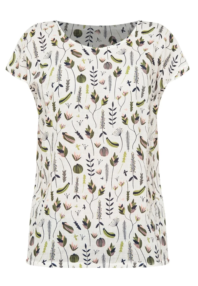 Finn Flare Damen Bluse - White 7 Finn Flare Damen Bluse - White – Bild 5