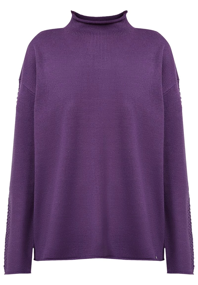 Finn Flare Damen Strickpullover - Violet 7 Finn Flare Damen Strickpullover - Violet – Bild 5