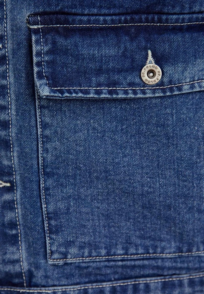 Finn Flare Jeansjacke - Blue | Herren 8 Finn Flare Jeansjacke - Blue | Herren – Bild 6