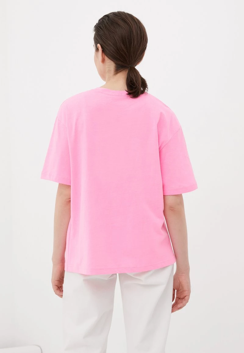 Finn Flare T-Shirt Print - Neon Pink | Damen 5 Finn Flare T-Shirt Print - Neon Pink | Damen – Bild 3
