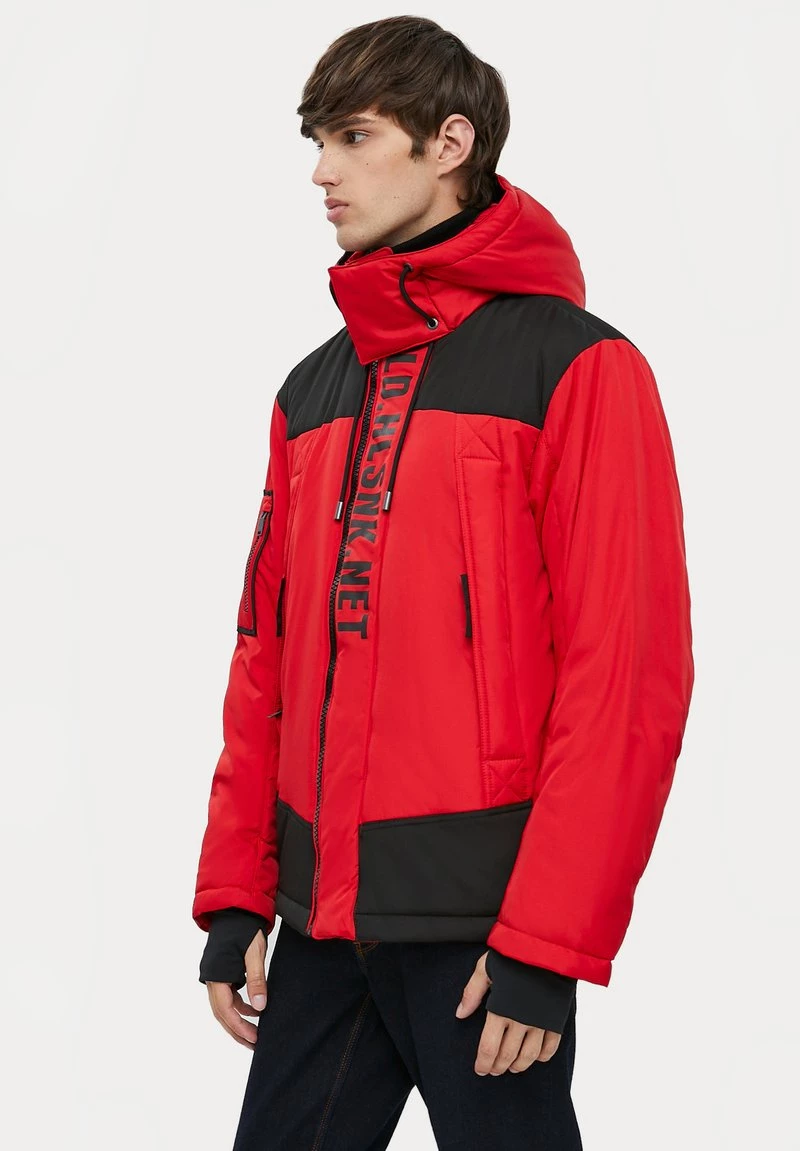 Finn Flare Winterjacke - Red | Herren 7 Finn Flare Winterjacke - Red | Herren – Bild 5