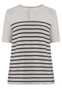 Finn Flare Damen T-Shirt Print - Light Grey -Finn Flare Verkaufsladen f11844531df142a5b9eb37b409c33219