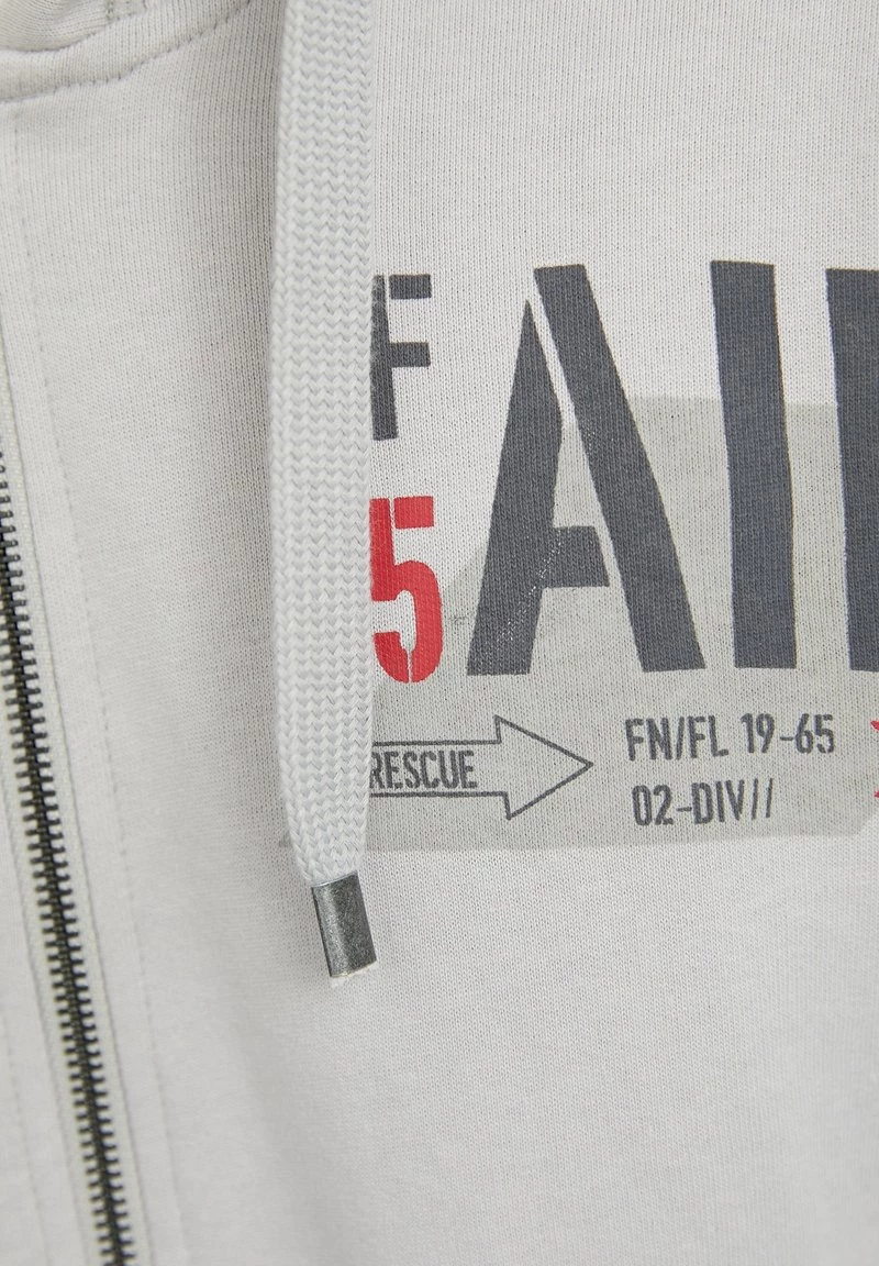 Finn Flare Herren Sweatjacke - Light Grey 8 Finn Flare Herren Sweatjacke - Light Grey – Bild 6