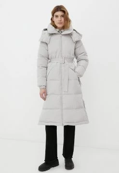 Finn Flare Damen Daunenmantel - Light Grey