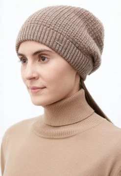 Finn Flare Damen Mütze - Dark Beige