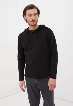 Finn Flare Herren Kapuzenpullover - Black