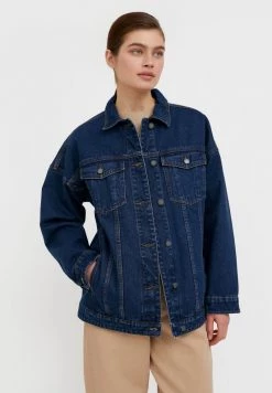 Finn Flare Damen Jeansjacke - Dark Blue