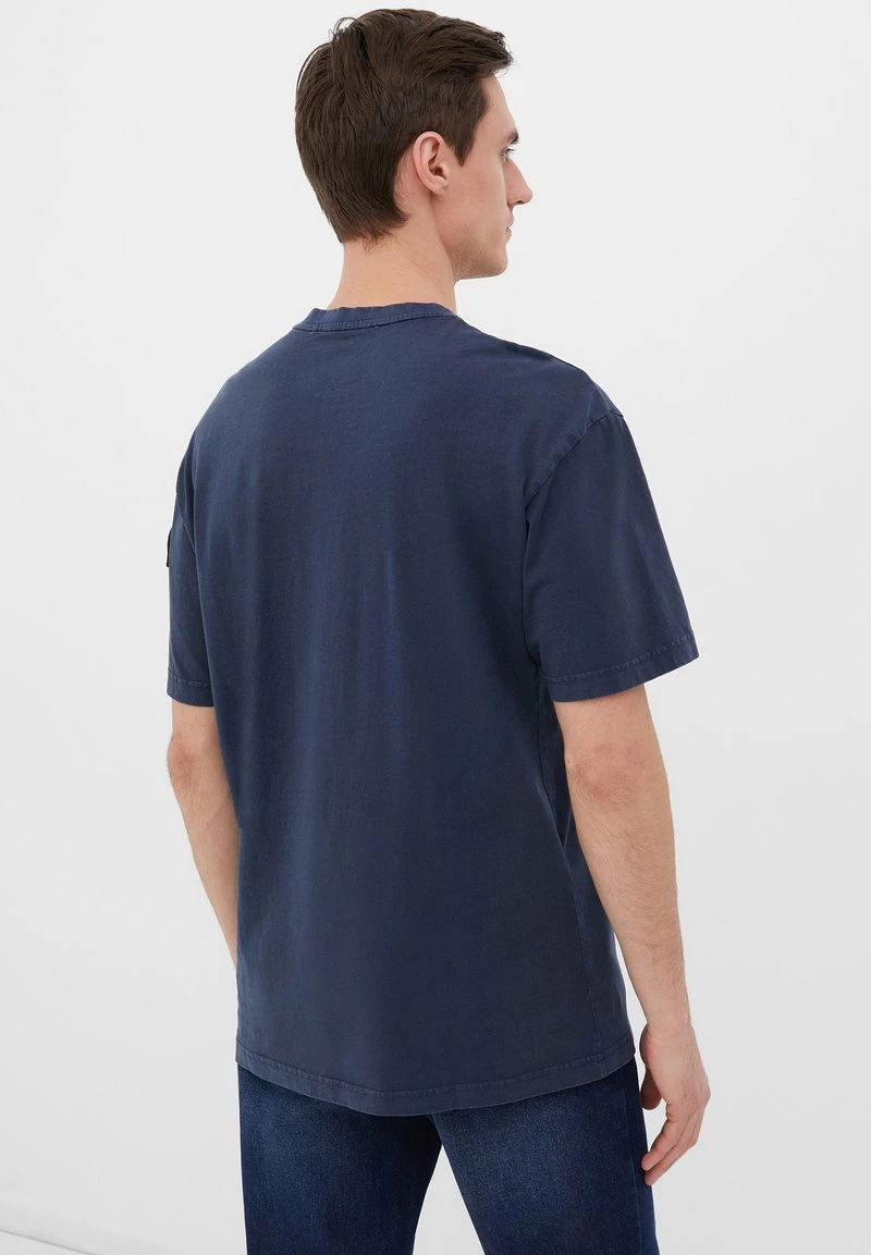 Finn Flare T-Shirt Print - Dark Blue | Herren 4 Finn Flare T-Shirt Print - Dark Blue | Herren – Bild 2