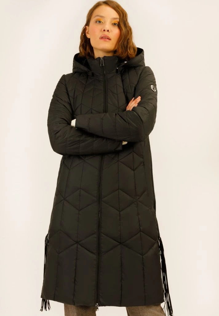 Finn Flare Damen MODISCHEN DESIGN - Wintermantel - Black 3 Finn Flare Damen MODISCHEN DESIGN - Wintermantel - Black