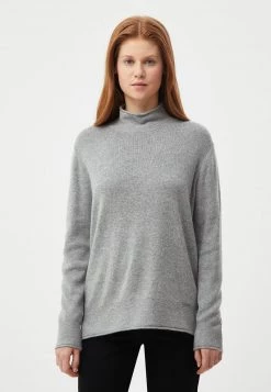 Finn Flare Damen LANGARM - Strickpullover - Grey
