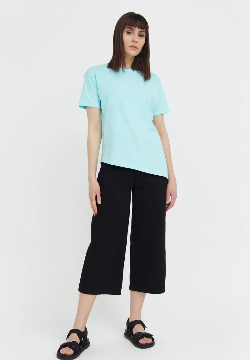 Finn Flare Damen T-Shirt Basic - Turquois 4 Finn Flare Damen T-Shirt Basic - Turquois – Bild 2