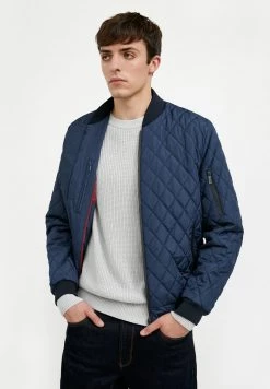 Finn Flare Herren Bomberjacke - Dark Blue