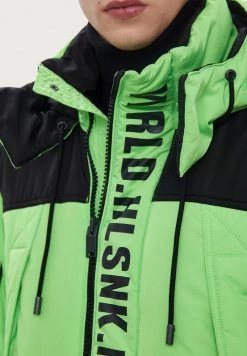 Finn Flare Herren Winterjacke - Neon Green -Finn Flare Verkaufsladen f6a20e5532004349a5c6a7a37d4b511e