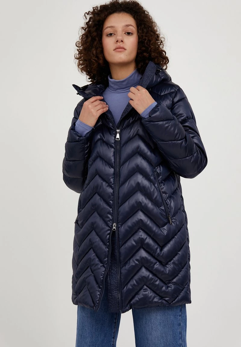Finn Flare Damen Wintermantel - Dark Blue 3 Finn Flare Damen Wintermantel - Dark Blue