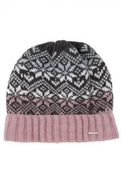 Finn Flare Damen Mütze - Grey Pink -Finn Flare Verkaufsladen f6cbeae0e0d046fd8e3c9c9eb20f351c