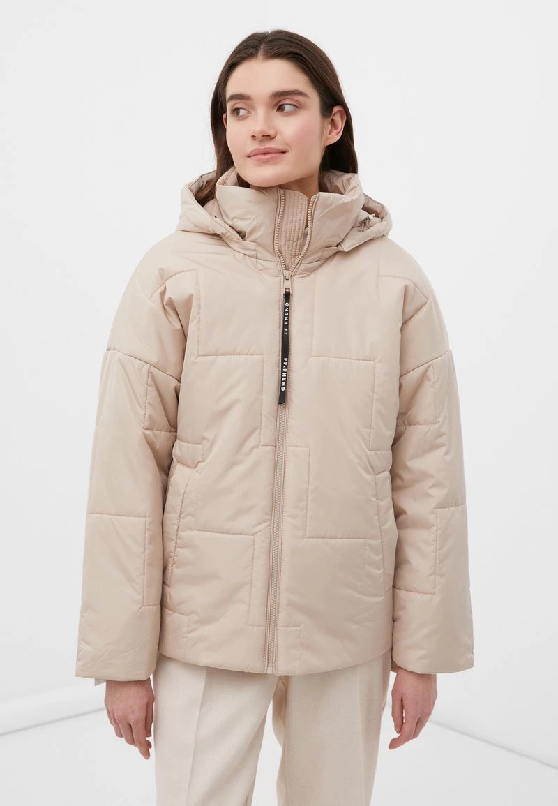 Finn Flare Damen Winterjacke - Beige 3 Finn Flare Damen Winterjacke - Beige