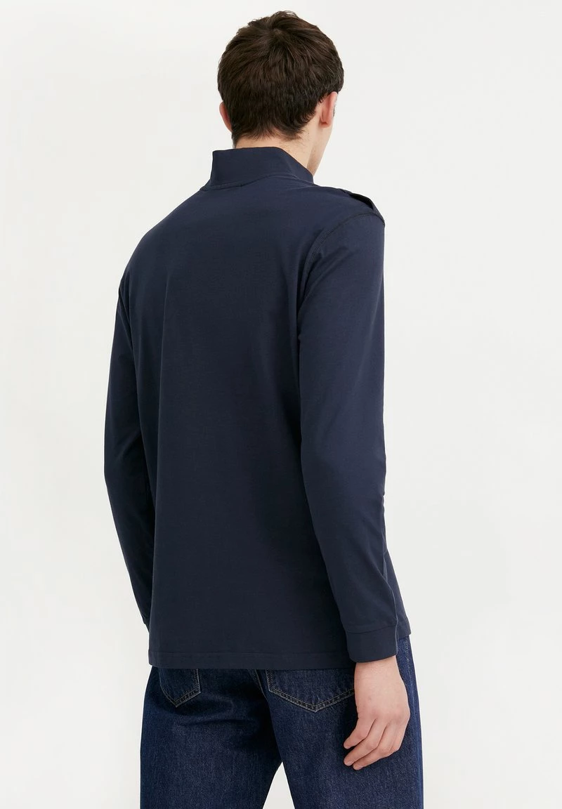 Finn Flare Herren Langarmshirt - Dark Blue 5 Finn Flare Herren Langarmshirt - Dark Blue – Bild 3