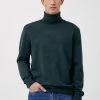 Finn Flare Herren Strickpullover - Green Melange -Finn Flare Verkaufsladen f7d54777460f47429c1668baa586ae29