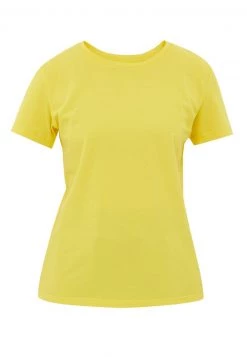Finn Flare Damen T-Shirt Basic - Light Yellow -Finn Flare Verkaufsladen f8998050751041e3b041ca275add5d96