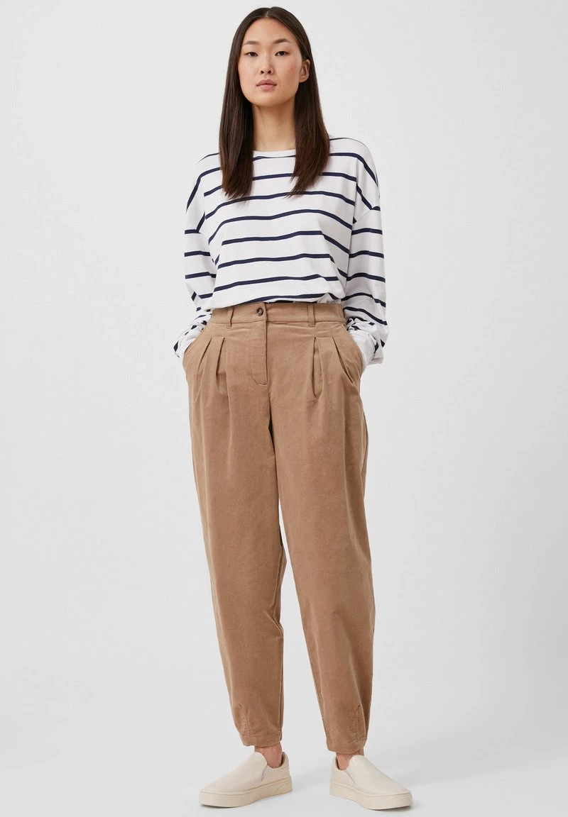 Finn Flare Damen Stoffhose - Dark Beige 3 Finn Flare Damen Stoffhose - Dark Beige