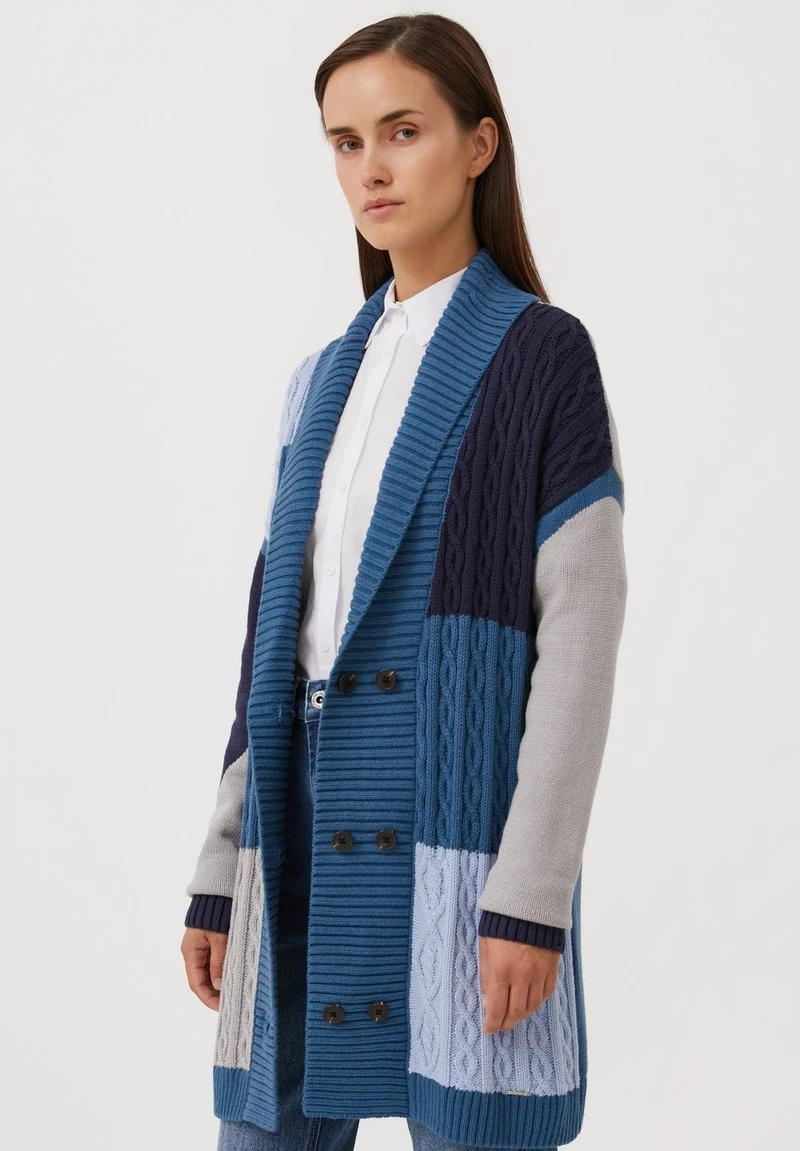 Finn Flare Damen Strickjacke - Grey-blue 6 Finn Flare Damen Strickjacke - Grey-blue – Bild 4