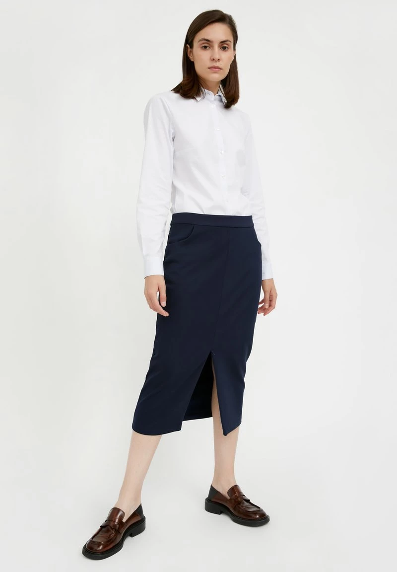 Finn Flare Damen Bleistiftrock - Dark Blue 4 Finn Flare Damen Bleistiftrock - Dark Blue – Bild 2