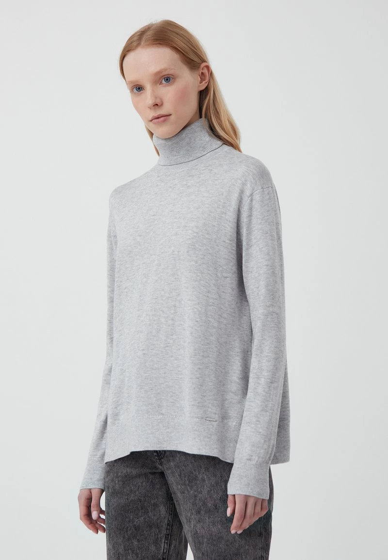 Finn Flare Strickpullover - Light Grey | Damen 6 Finn Flare Strickpullover - Light Grey | Damen – Bild 4