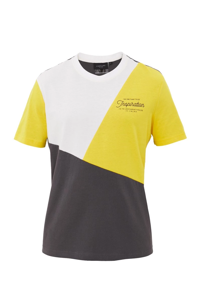 Finn Flare KURZARM - T-Shirt Print - Yellow | Herren 8 Finn Flare KURZARM - T-Shirt Print - Yellow | Herren – Bild 6