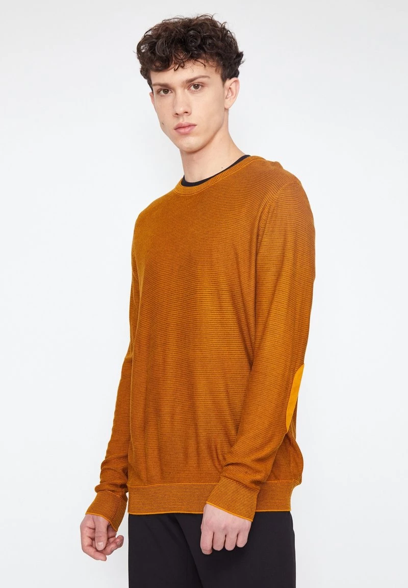 Finn Flare Herren Strickpullover - Yellow 6 Finn Flare Herren Strickpullover - Yellow – Bild 4