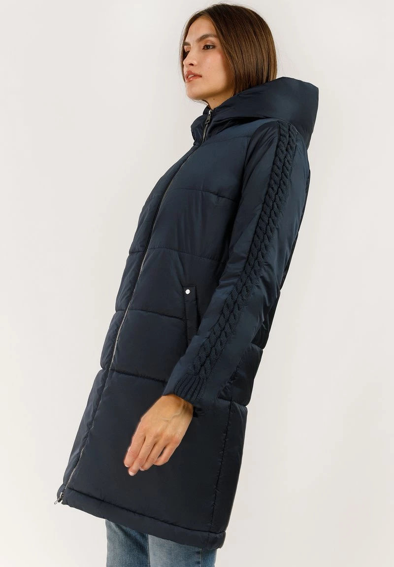 Finn Flare MIT KUSCHELIGER KAPUZE - Wintermantel - Dark Blue | Damen 6 Finn Flare MIT KUSCHELIGER KAPUZE - Wintermantel - Dark Blue | Damen – Bild 4
