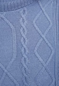 Finn Flare Damen Strickpullover - Light Blue -Finn Flare Verkaufsladen fab6da58134b4da99a2043f14754d27c