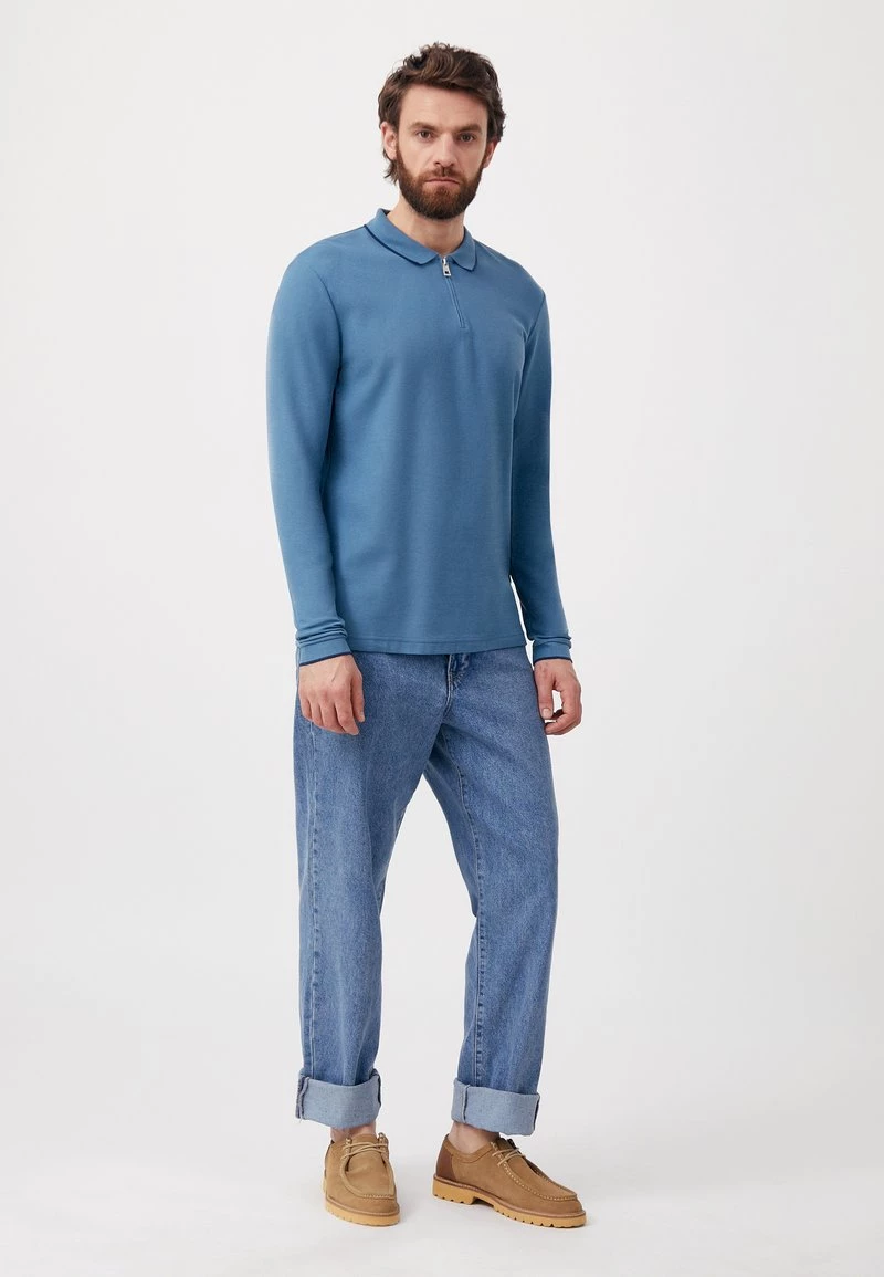 Finn Flare Herren Poloshirt - Blue 4 Finn Flare Herren Poloshirt - Blue – Bild 2