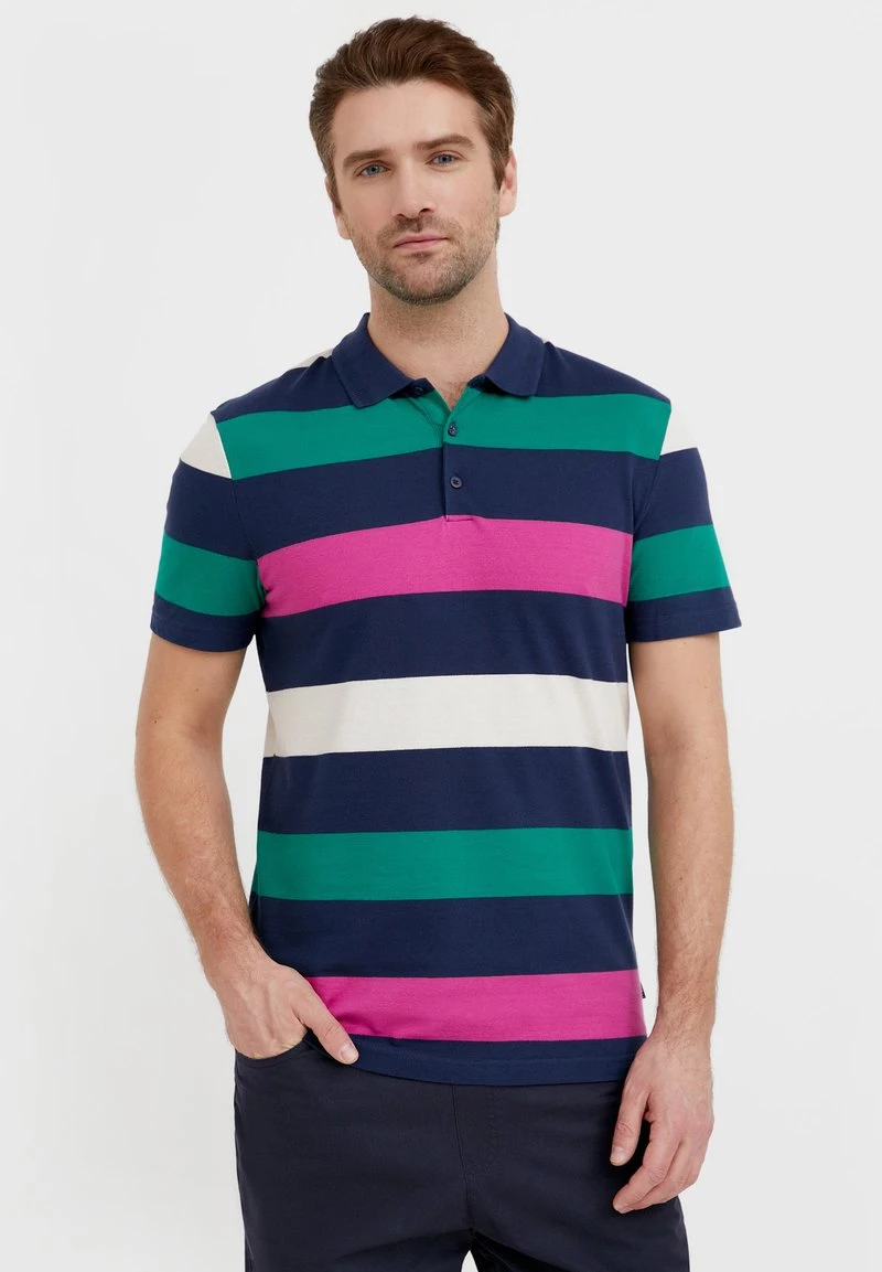 Finn Flare Herren Poloshirt - Dark Blue 3 Finn Flare Herren Poloshirt - Dark Blue