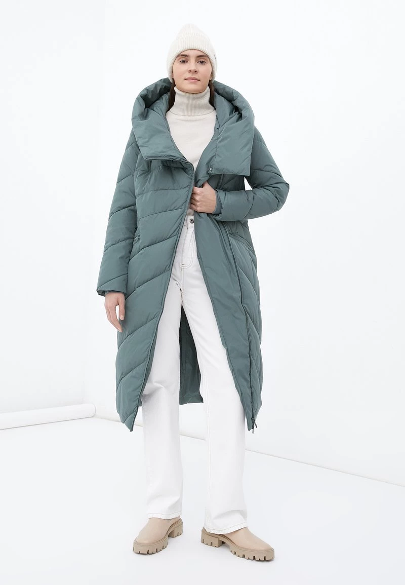 Finn Flare Damen Wintermantel - Dark Green 6 Finn Flare Damen Wintermantel - Dark Green – Bild 4