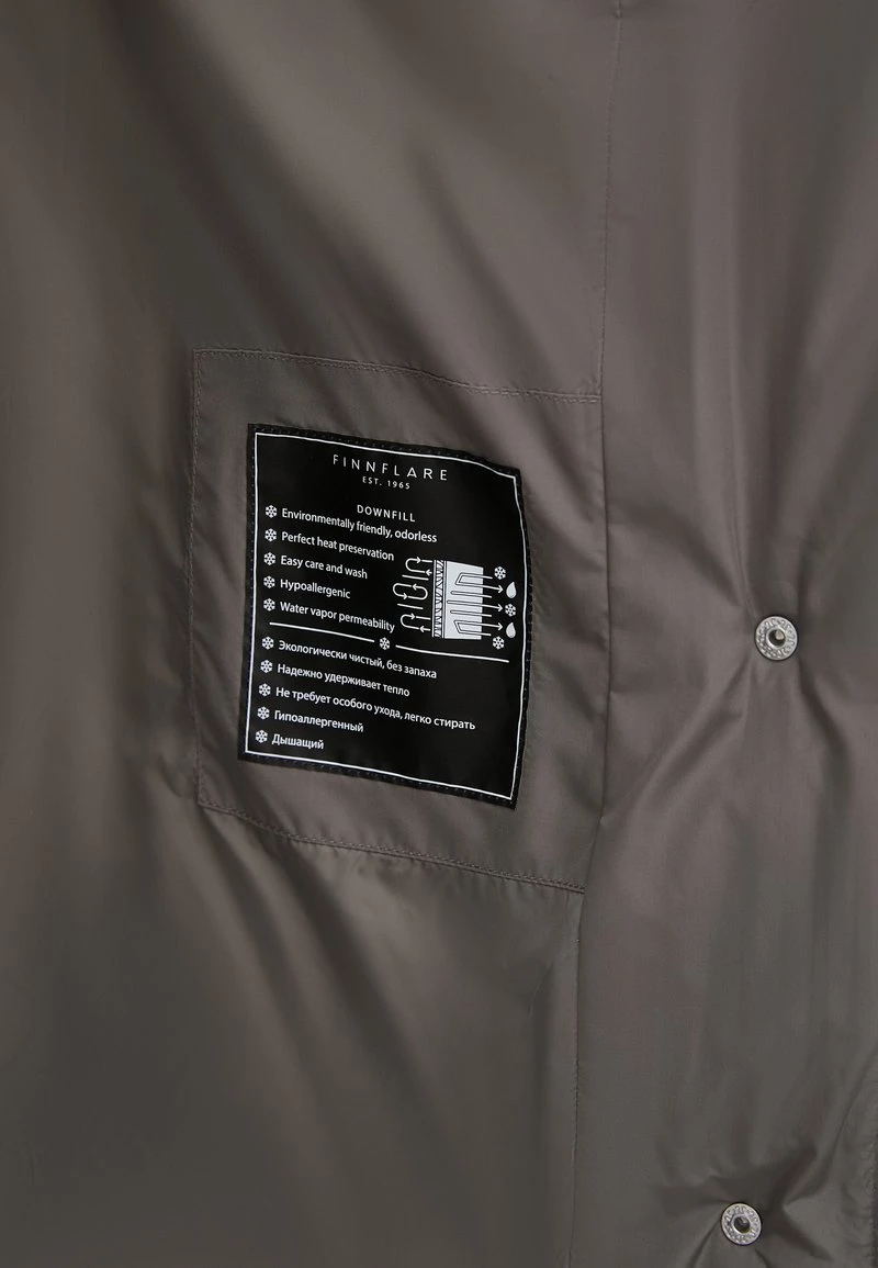 Finn Flare Damen Wintermantel - Dark Brown 9 Finn Flare Damen Wintermantel - Dark Brown – Bild 7