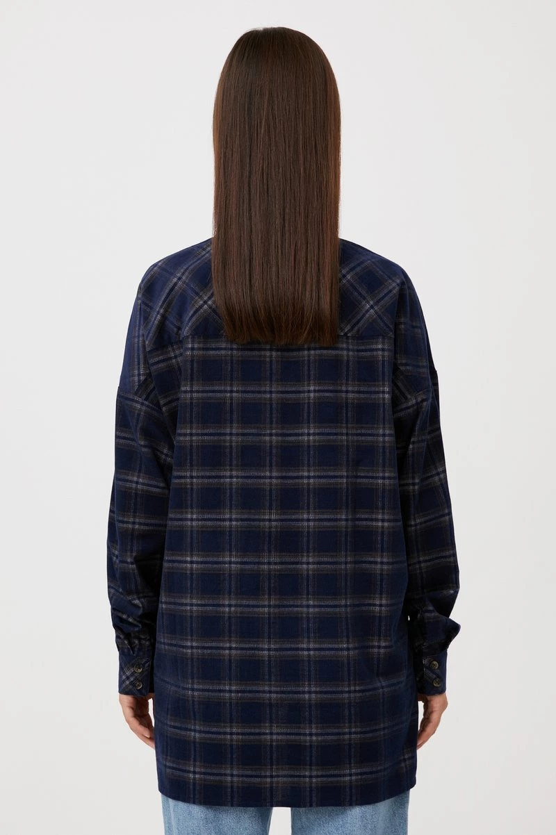 Finn Flare Damen Hemdbluse - Blue 5 Finn Flare Damen Hemdbluse - Blue – Bild 3