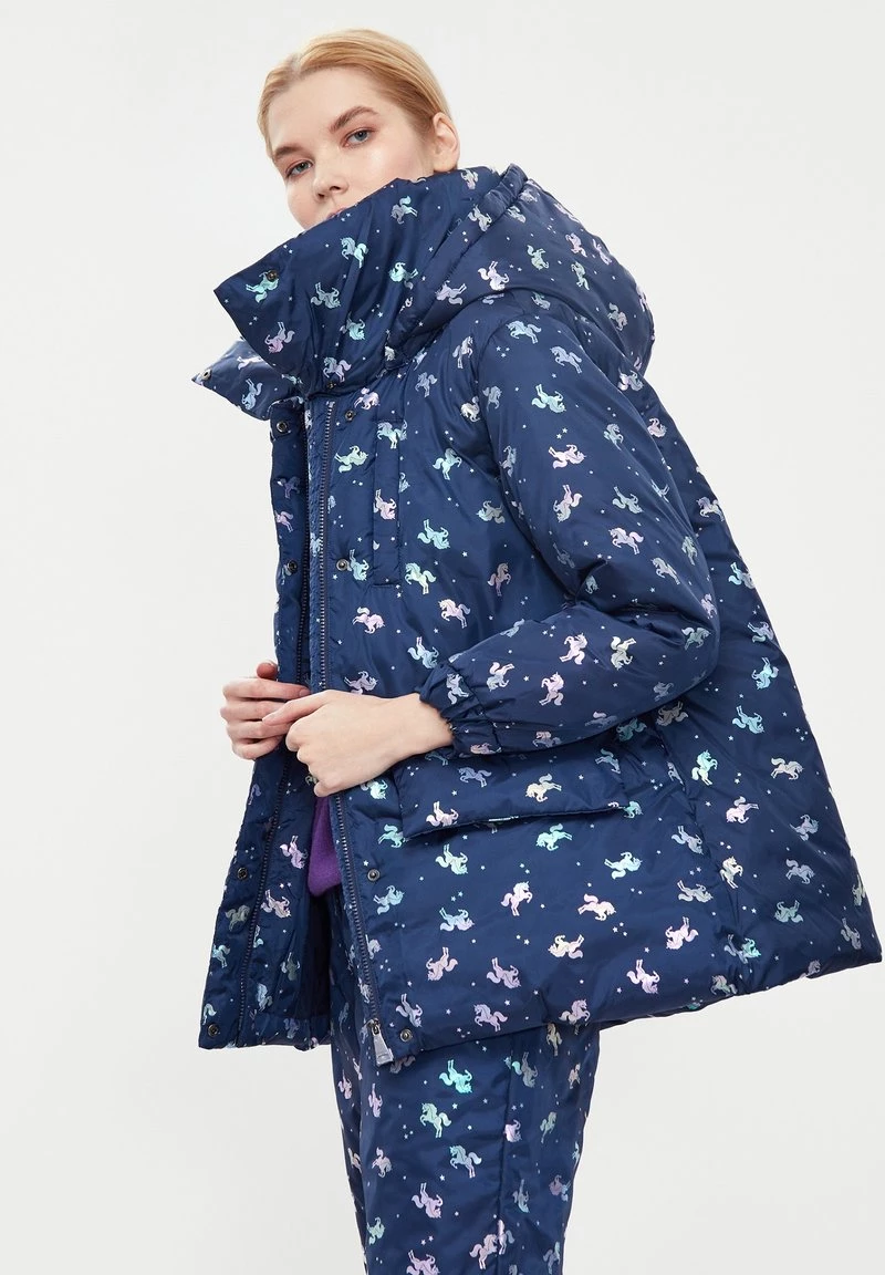 Finn Flare Damen Winterjacke - Dark Blue 8 Finn Flare Damen Winterjacke - Dark Blue – Bild 6