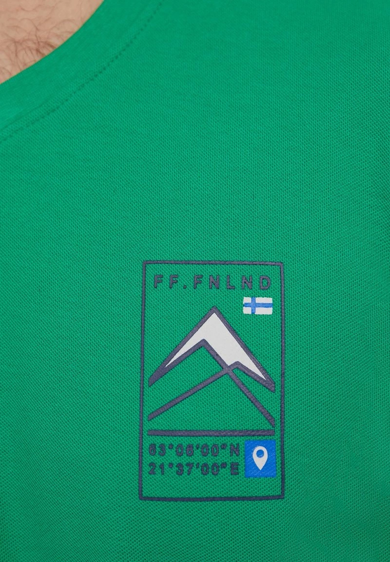 Finn Flare T-Shirt Print - Green | Herren 8 Finn Flare T-Shirt Print - Green | Herren – Bild 6