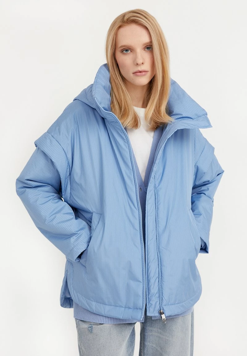 Finn Flare Damen Winterjacke - Light Blue 3 Finn Flare Damen Winterjacke - Light Blue
