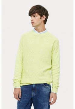 Finn Flare Herren Strickpullover - Yellow