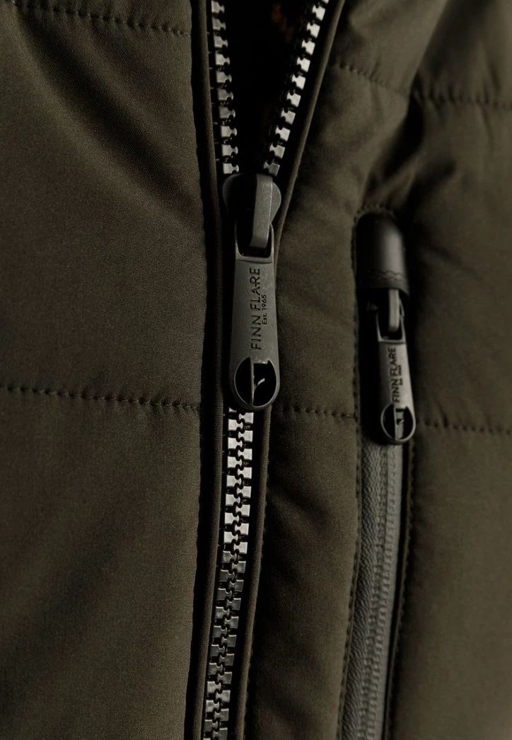 Finn Flare Herren IM MODERNEN LOOK - Winterjacke - Dark Green 7 Finn Flare Herren IM MODERNEN LOOK - Winterjacke - Dark Green – Bild 5
