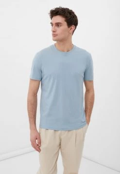 Finn Flare Herren T-Shirt Basic - Greyblue